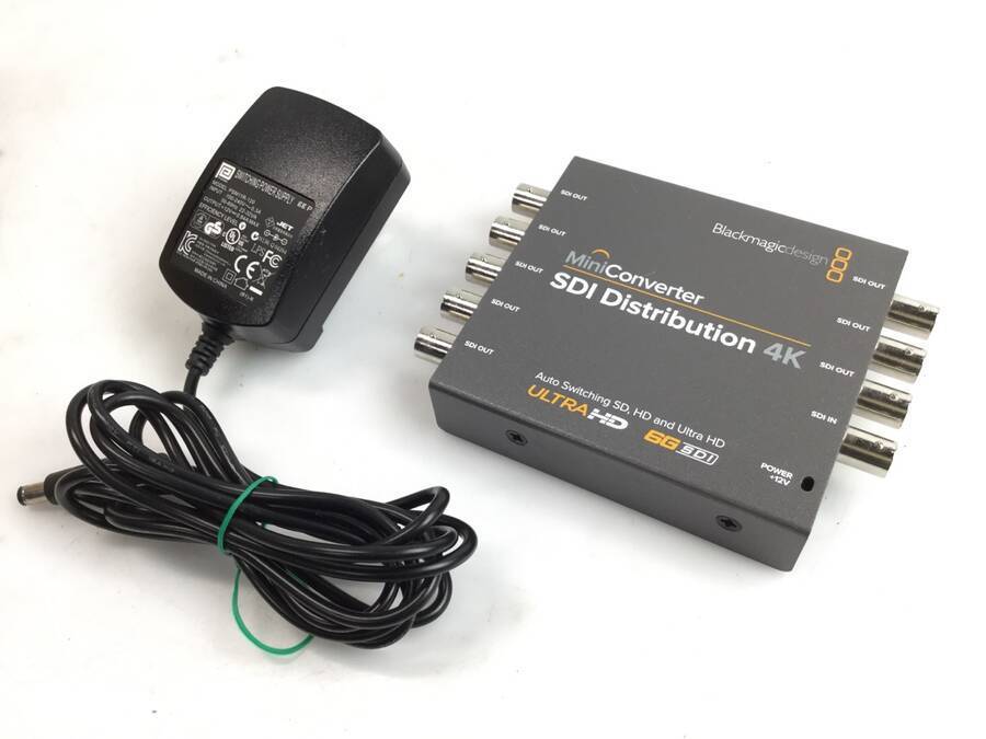 【人気セール，正規品】 Blackmagic design SDI DISTRIBUTION 4K HD映像信号分配器 現状品(レコーディング、PA機器)｜売買されたオークション情報、yahooの商品情報をアーカイブ公開 - オークファン その他