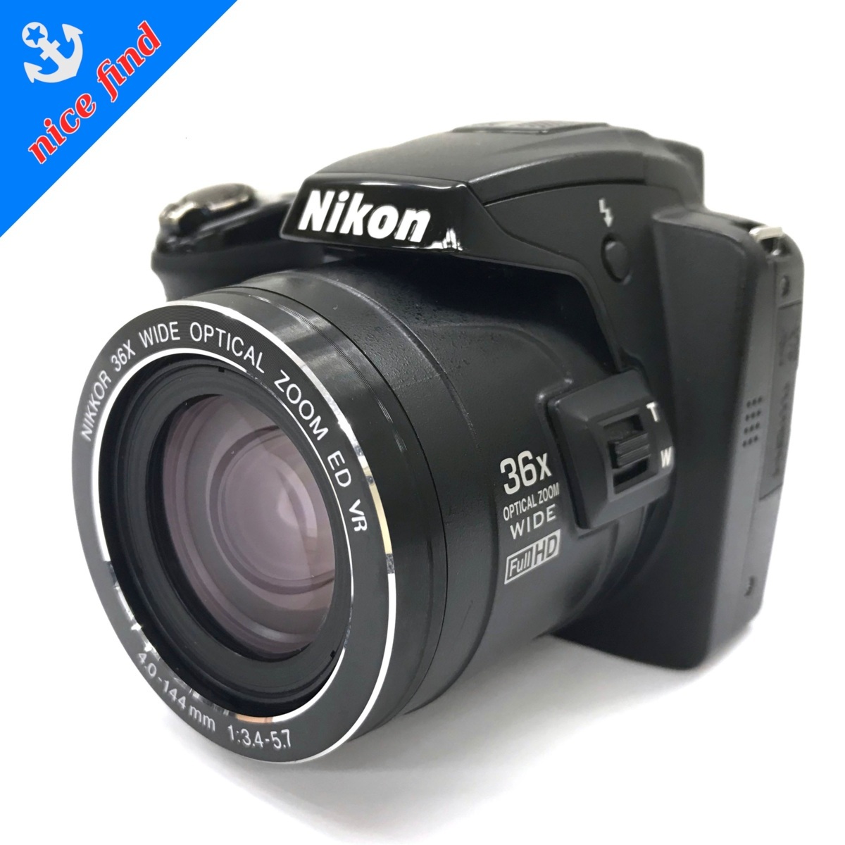 P500 COOLPIX Nikon | ブラック Camera Digital NIKON ☆実用品 