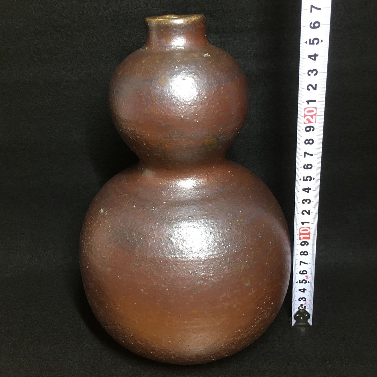 陶芸 古備前 瓢箪徳利 I20-3