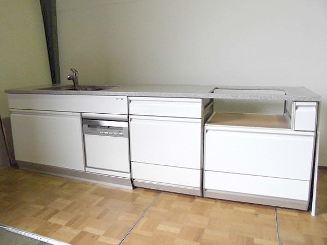  展示取り外し品 タカラスタンダード システムキッチン W2730&times;D730&times;H850㎜ 水栓 シンク 食洗機 レンジフード 収納 食器棚 キャビネット(システムキッチン)｜売買されたオークション情報 キッチン