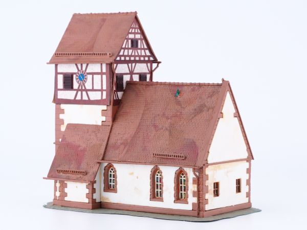 Nゲージ KIBRI ストラクチャー 教会 Schanbach 1/160サイズ KIBRI