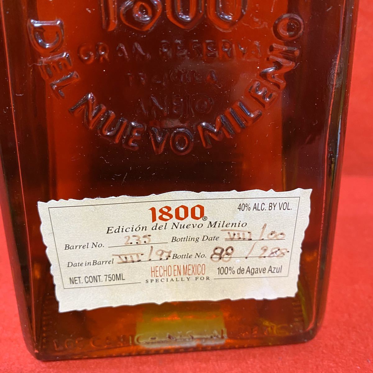 1000円~【未開栓】1800 Edicion del Nuevo Milenio GRAN RESERVA