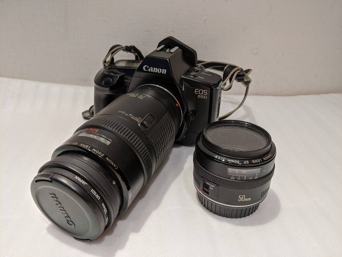 Canon EOS650 フィルムカメラ 本体+Canon LENS EF 50mm 1:1.8+Canon
