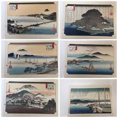 北斎と広重 北斎と広重 名所絵 全37枚 諸国名橋奇覧