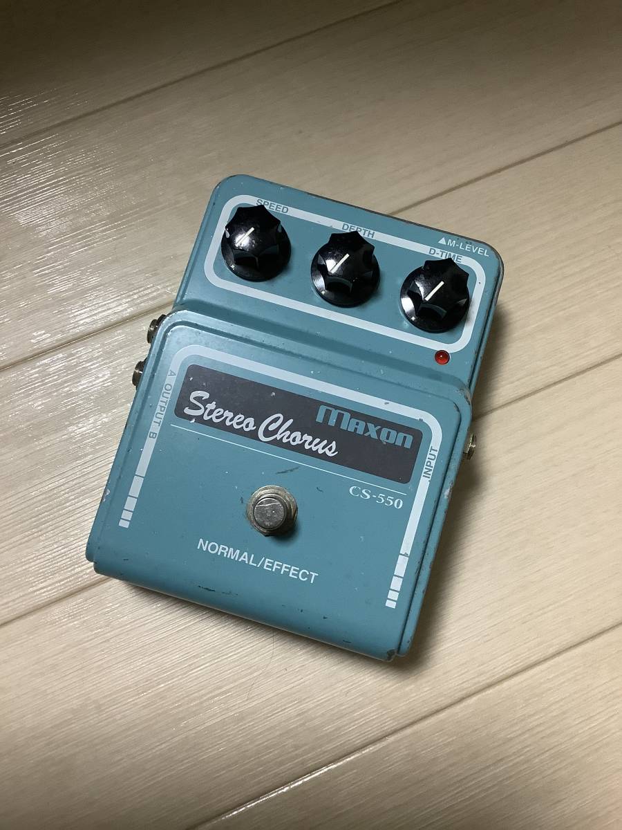 Maxon Maxon Stereo Chorus CS-550 マクソン コーラス CS-550 Stereo Chorus Guitar Effect - Muziker