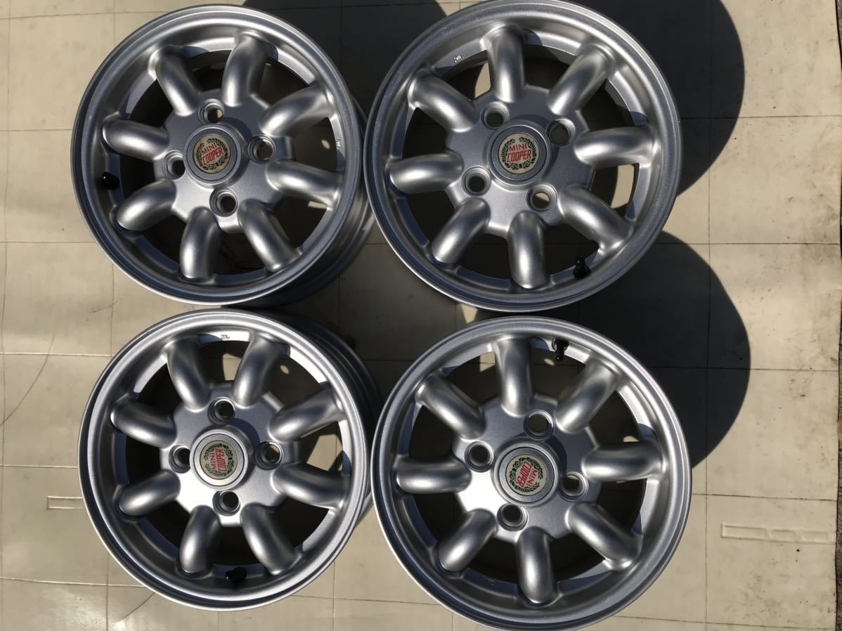 【1552】★中古美品★程度良好★MINI COOPER　ミニ　クーパー　12インチ　12×4.5B　ET+35　PCD100　4穴　ハブ径55　ホイール4本