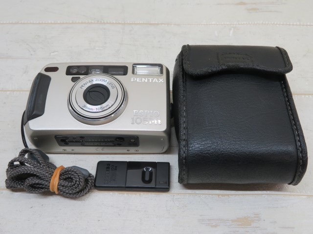 ☆PENTAX ESPIO 105Mi コンパクトフィルムカメラ シルバー 38㎜-105