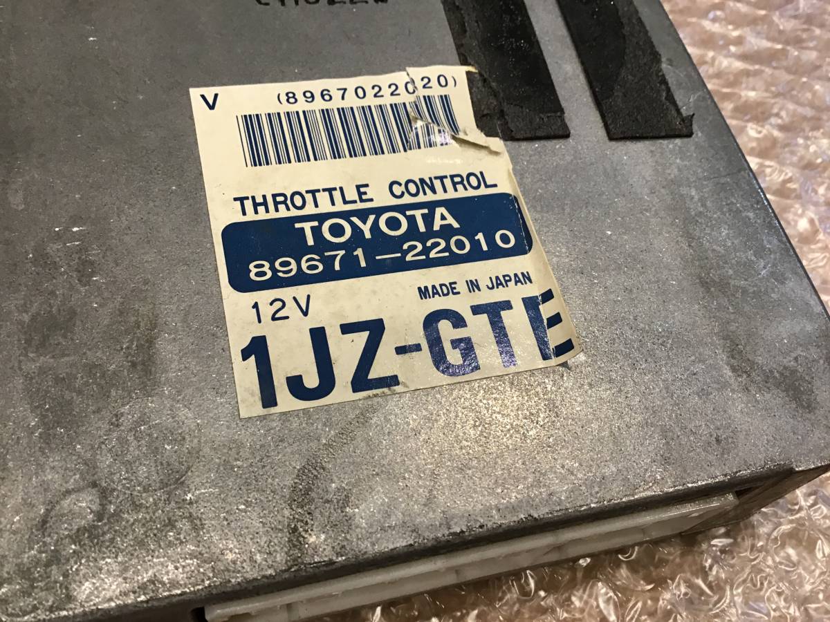 チェイサー 純正 ツアラーV トヨタ JZX100 スロットルコンヒューター 