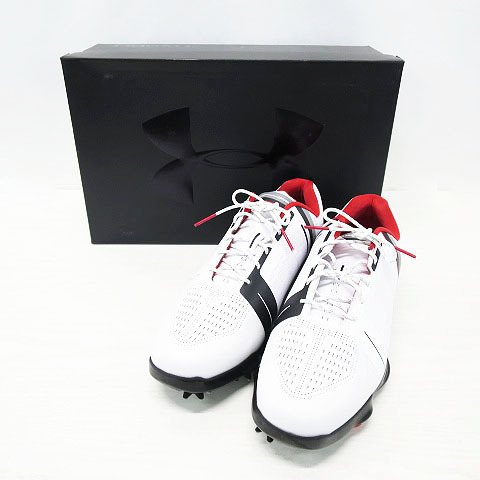 お得，新作 UNDER ARMOUR アンダーアーマー ゴルフシューズ スピースワン ホワイト系 27.5 240001339344 メンズ(27.5cm)｜売買されたオークション情報、yahooの商品情報をアーカイブ公開 - オークファン 27.5cm