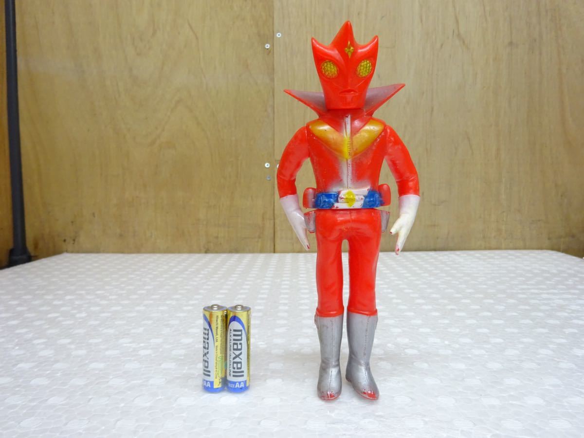 当時物 無版権 レッドファイター パチソフビ