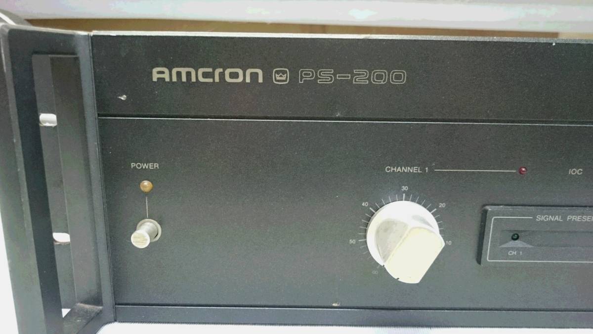 AMCRON　PS200　ステレオパワーアンプ