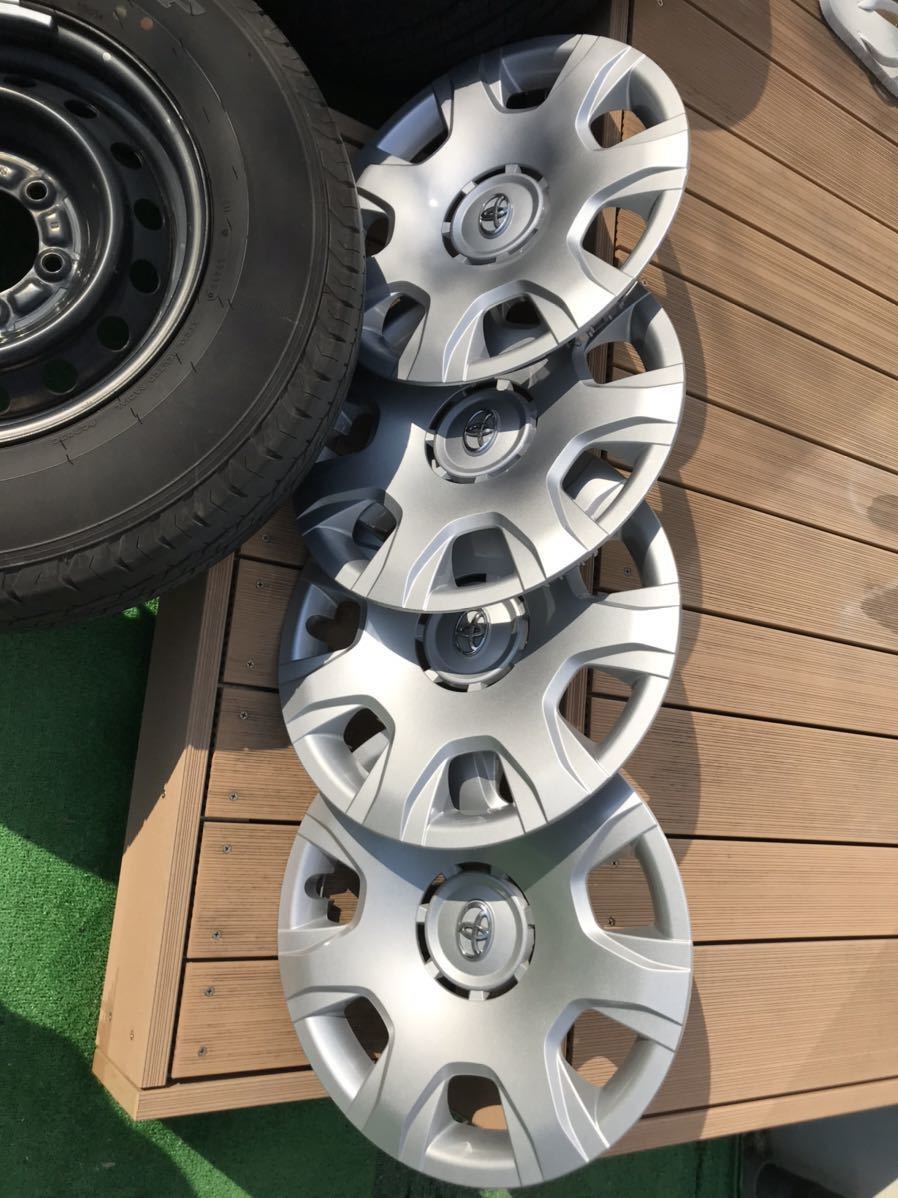 ハイエースバン　純正ホイール sp175n トヨタ ハイエース純正ホイール + DUNLOP SP175N | やや傷や汚れ