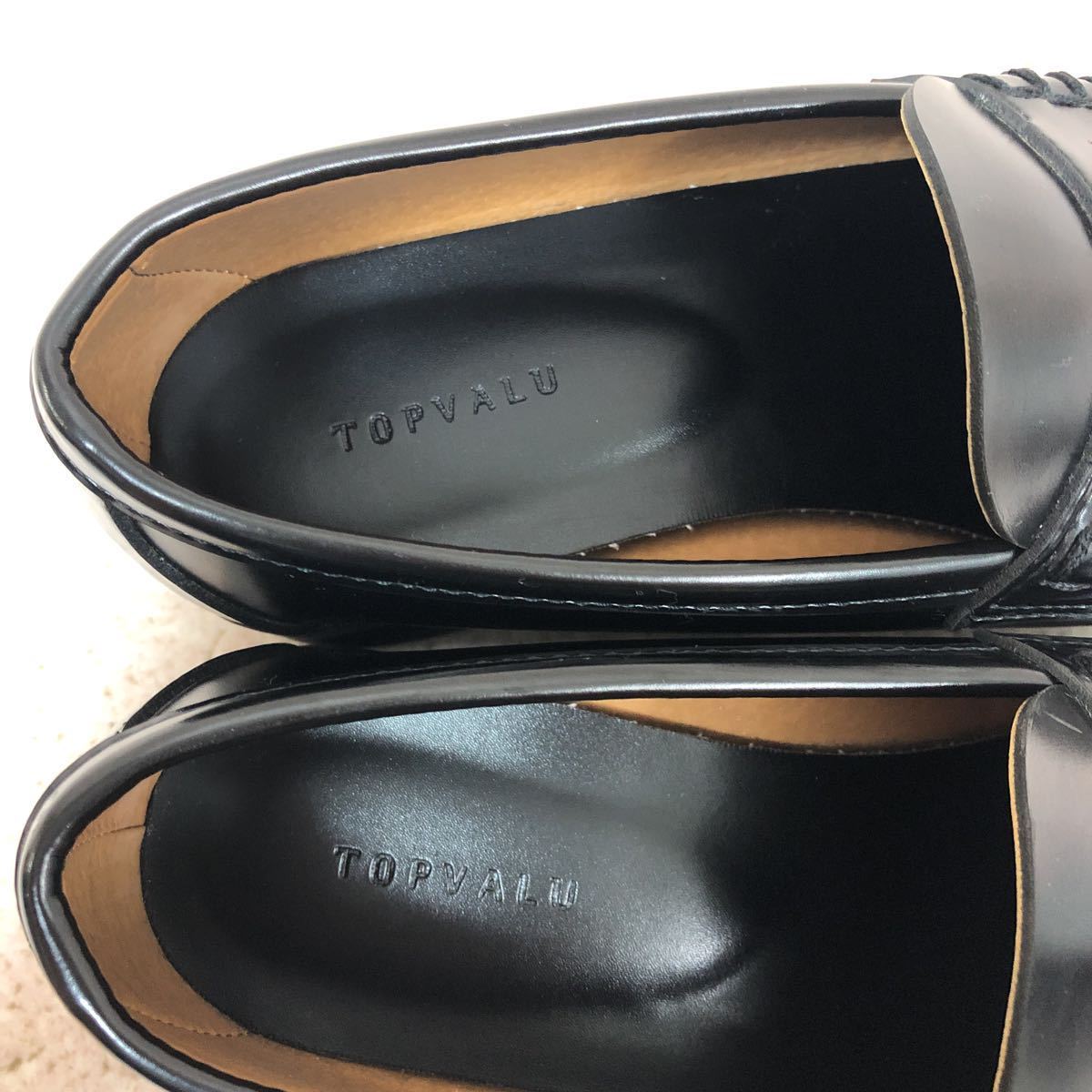 H0957 美品 TOPVALU トップバリュ レディース ローファー シューズ 靴 