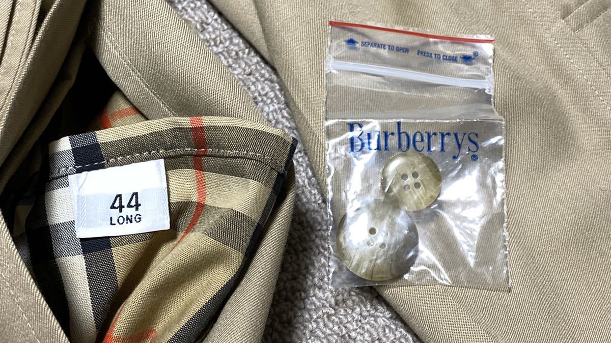Burberrys バーバリー ステンカラーコート メンズ 44 ノバチェック