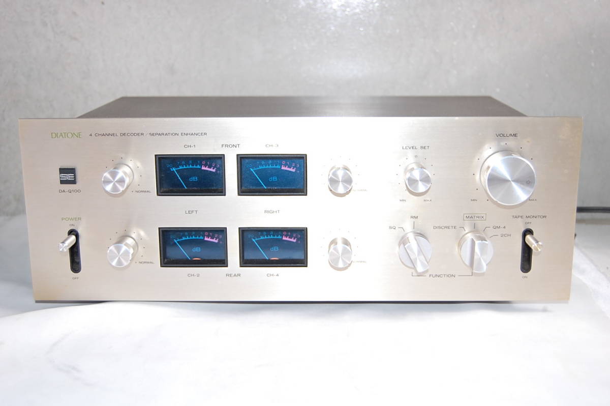 ●希少品●三菱 DIATONE 4ch DECODER DA-Q150 DIATONE 4チャンネル DECODER/セパレーション ENHANCER PA-Q100
