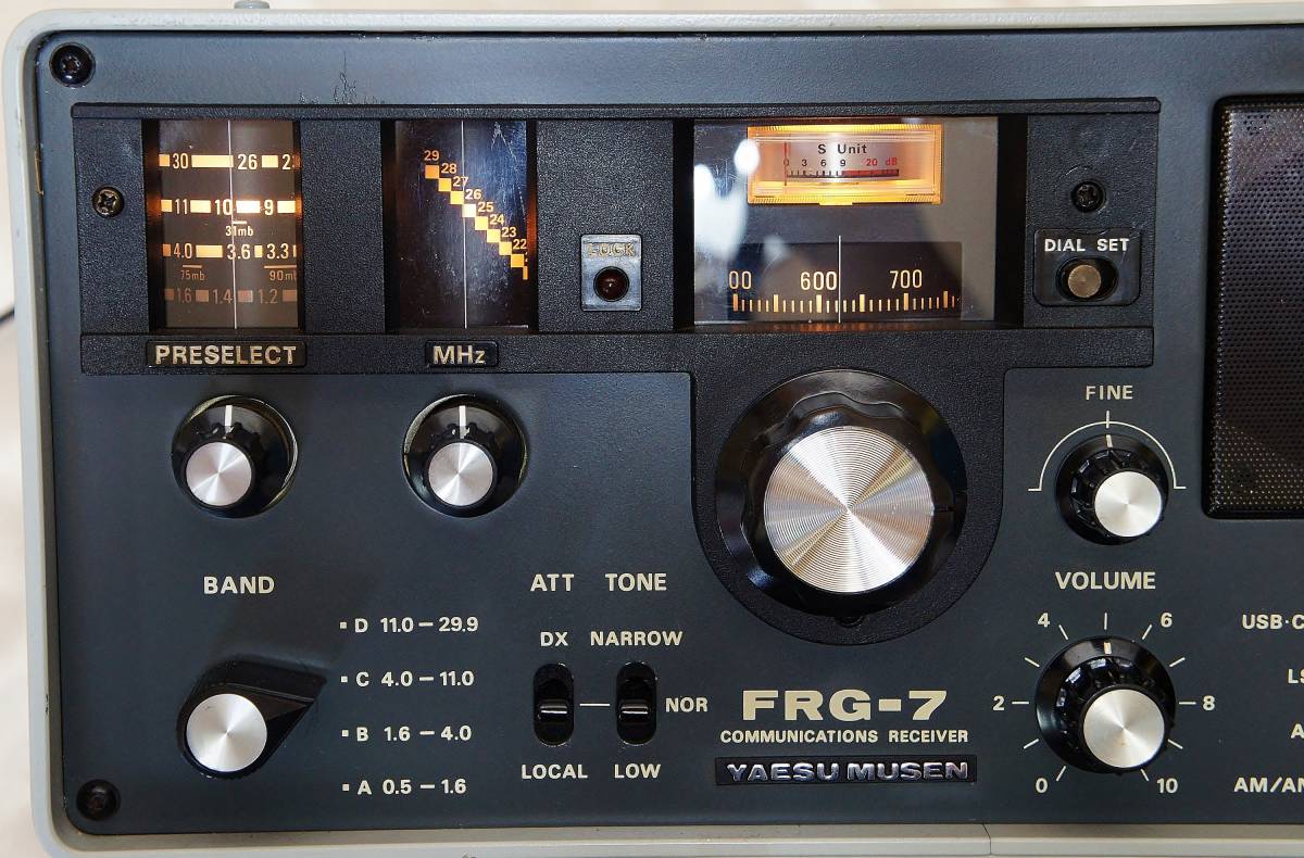 ☆通信型受信機☆YAESUヤエス☆FRG-7☆BCLラジオ☆レシーバー☆短波