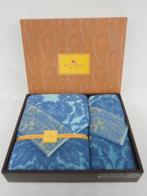 ETRO エトロ　バスタオル 2枚セット ETRO エトロ バスタオル 2枚セット ETRO - エトロ ETRO タオル 2個