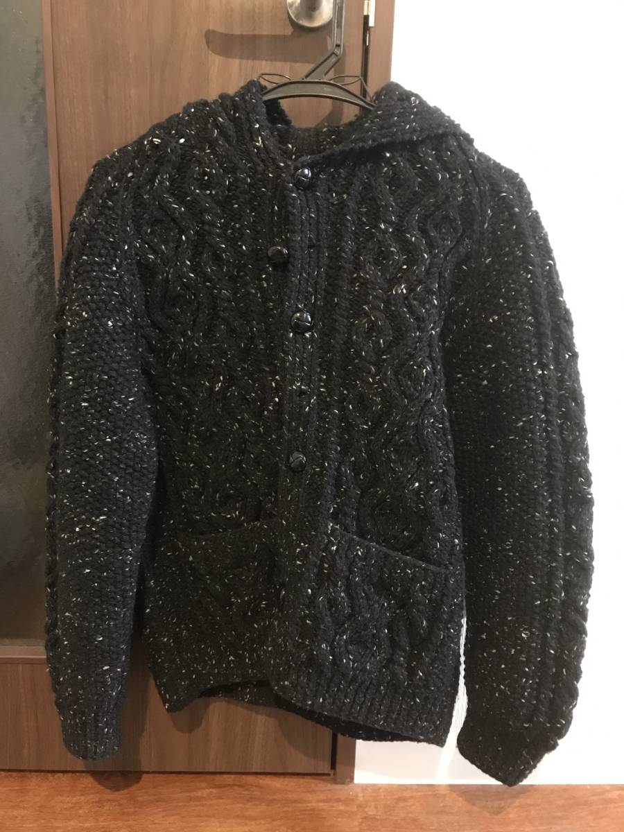 希少！INVERALLAN HAND KNIT CARDIGAN/ハンドフードニット シップス