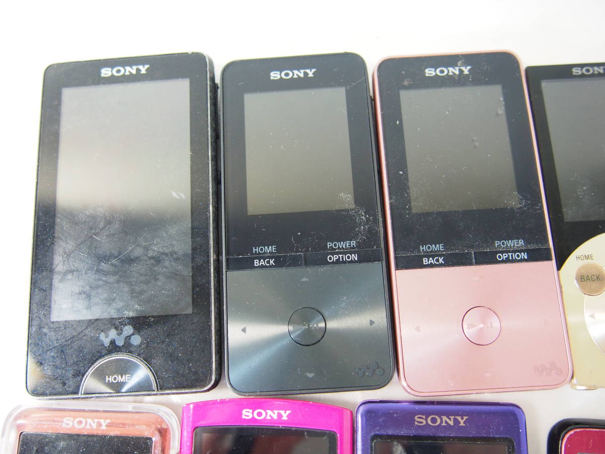 SONY NW-A107 デジタルオーディオプレーヤー 【ジャンク】 SONYソニー デジタルオーディオプレーヤー 色々10台 中古ジャンク品