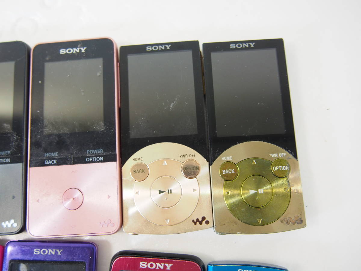 SONYソニー デジタルオーディオプレーヤー 色々10台 中古ジャンク品