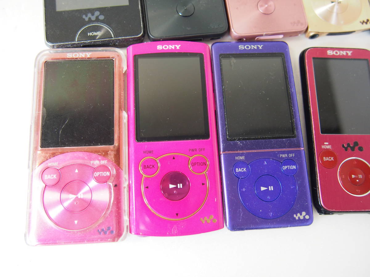 SONYソニー デジタルオーディオプレーヤー 色々10台 中古ジャンク品