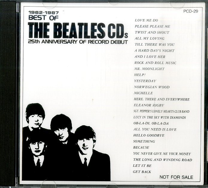 D00090851/CD/ビートルズ Best Of The Beatles CDs 1962 - 1987 / 25th