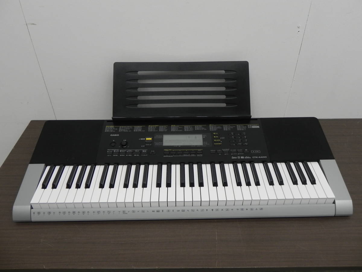 CASIO キーボード CTK-4400 61鍵盤 電子 ピアノ カシオ 2017年製