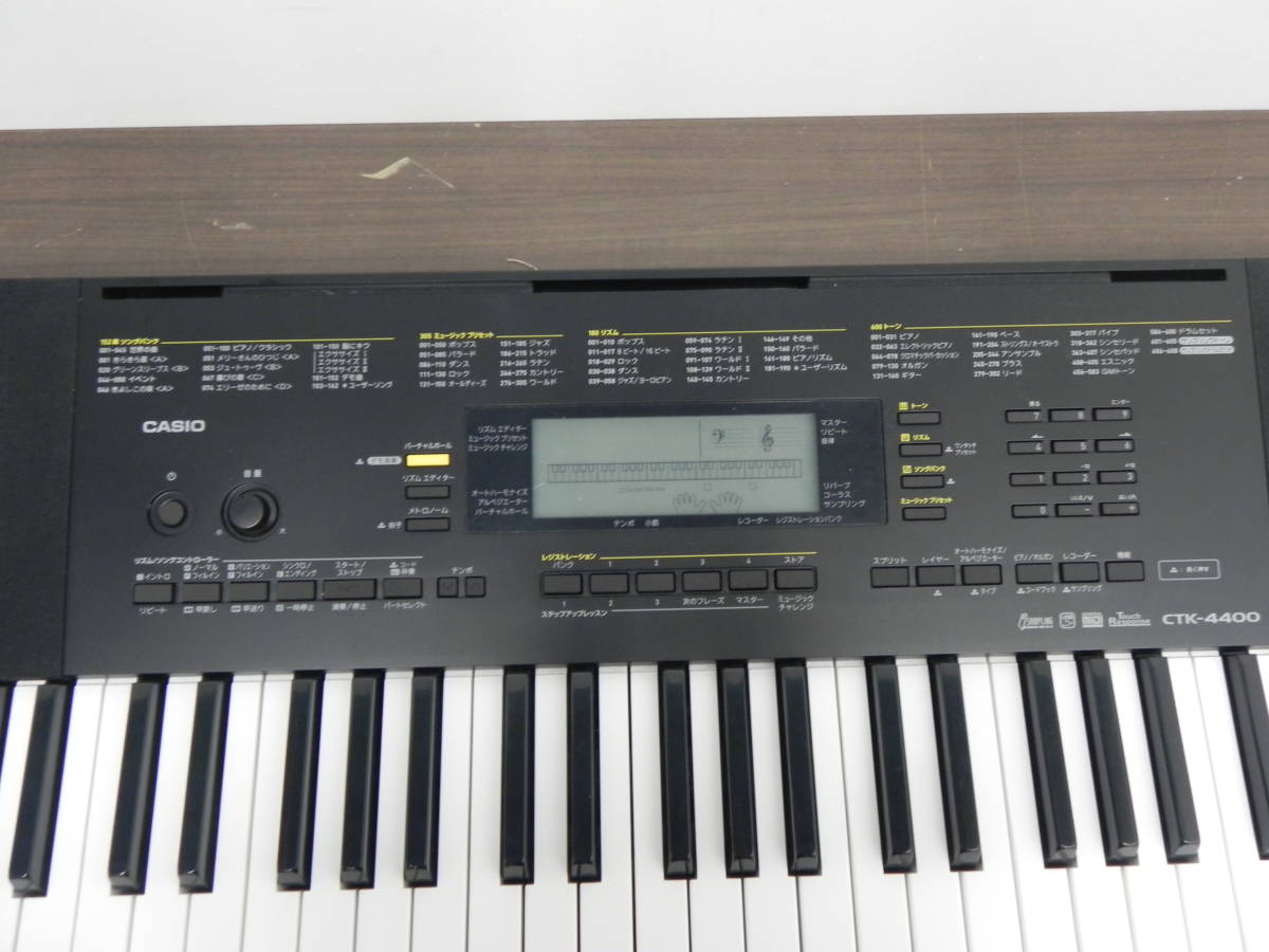 CASIO キーボード CTK-4400 61鍵盤 電子 ピアノ カシオ 2017年製