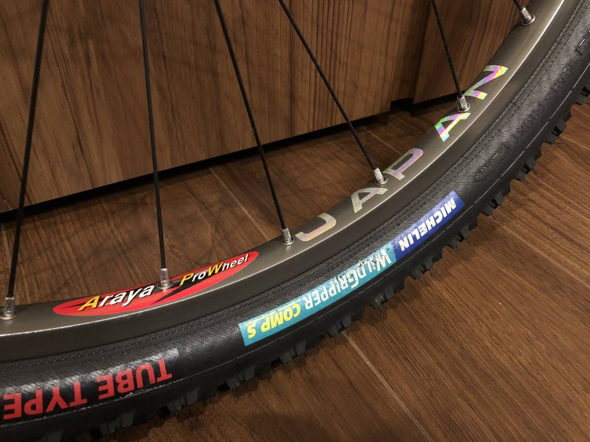 ARAYA &frasl; 手組み 26インチ PAUL 「ポール」 W.O.R.D HUB TM840F フロントホイール 中目黒店 26吋・650A 手組ホイール - シマノLF＆アラヤ650A シマノ