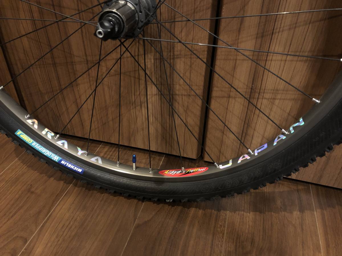 ARAYA &frasl; 手組み 26インチ PAUL 「ポール」 W.O.R.D HUB TM840F フロントホイール 中目黒店 26吋・650A 手組ホイール - シマノLF＆アラヤ650A シマノ