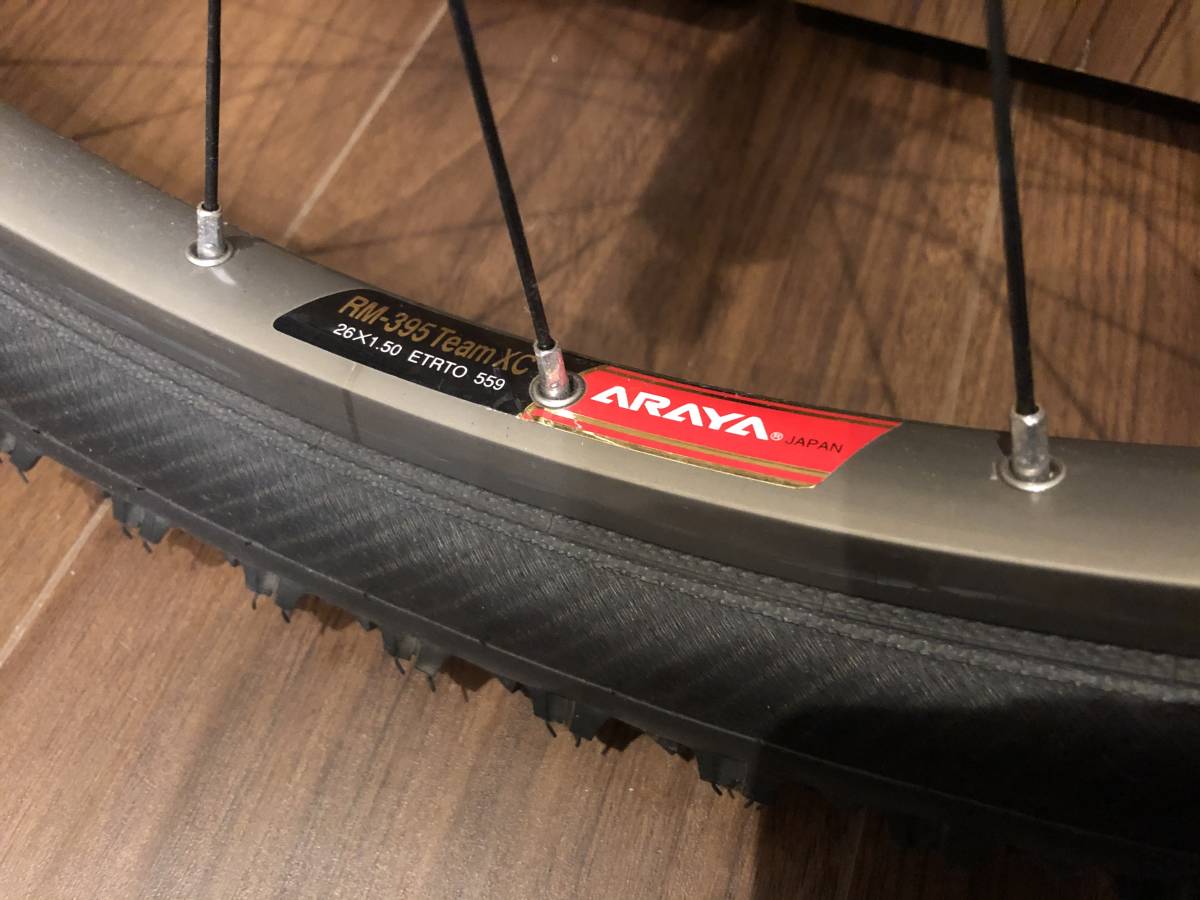 ARAYA &frasl; 手組み 26インチ PAUL 「ポール」 W.O.R.D HUB TM840F フロントホイール 中目黒店 26吋・650A 手組ホイール - シマノLF＆アラヤ650A シマノ