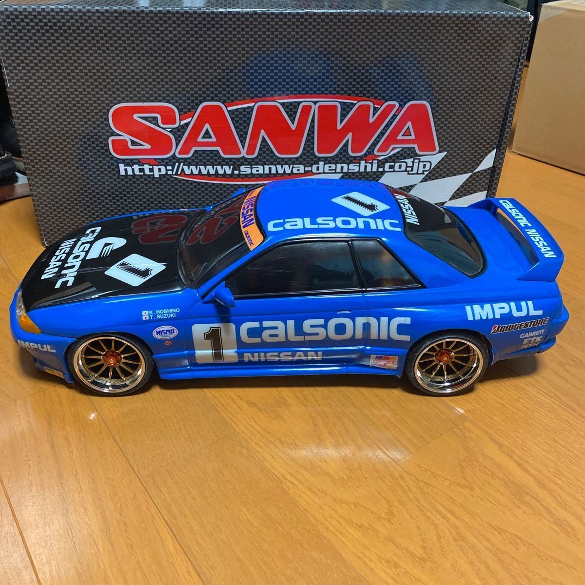 タミヤ 日産 GTR R32 カルソニック ボディー 1/10 電飾付き 美品