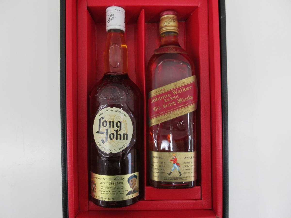  未開栓 スコッチウイスキー 2本セット Long John ロングジョン 750ml43％ Johnnie Walker ジョニーウォーカー 赤ラベル 760ml43％ 古酒(スコッチ)｜売買されたオークション情報、yahooの商品情報をアーカ スコッチ