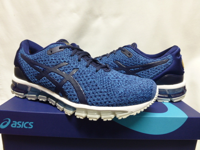 【新品，送料無料】 定価22000円 正規品アシックス高級ジョギングシューズ アシックスGEL-QUANTUM 360 KNIT 2 ゲル ゲル クウォンタム ブルー 28㎝(28.0cm)｜売買されたオークション情報、yahooの商品情報をアーカイブ公開 28.0cm