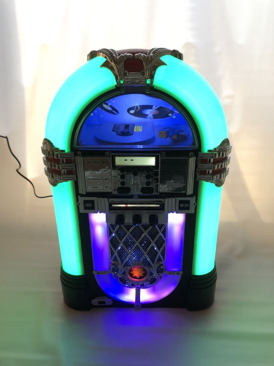 レトロ ジュークボックス CDプレイヤー ラジオ アメリカン雑貨