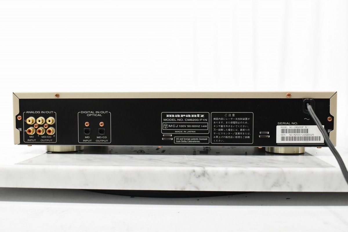 送料1000円!!】MARANTZ マランツ CD/MDデッキ CM6200【ジャンク品