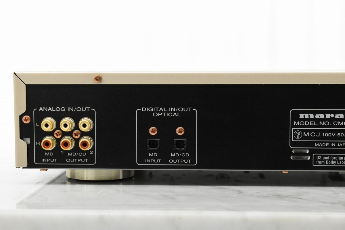 送料1000円!!】MARANTZ マランツ CD/MDデッキ CM6200【ジャンク品