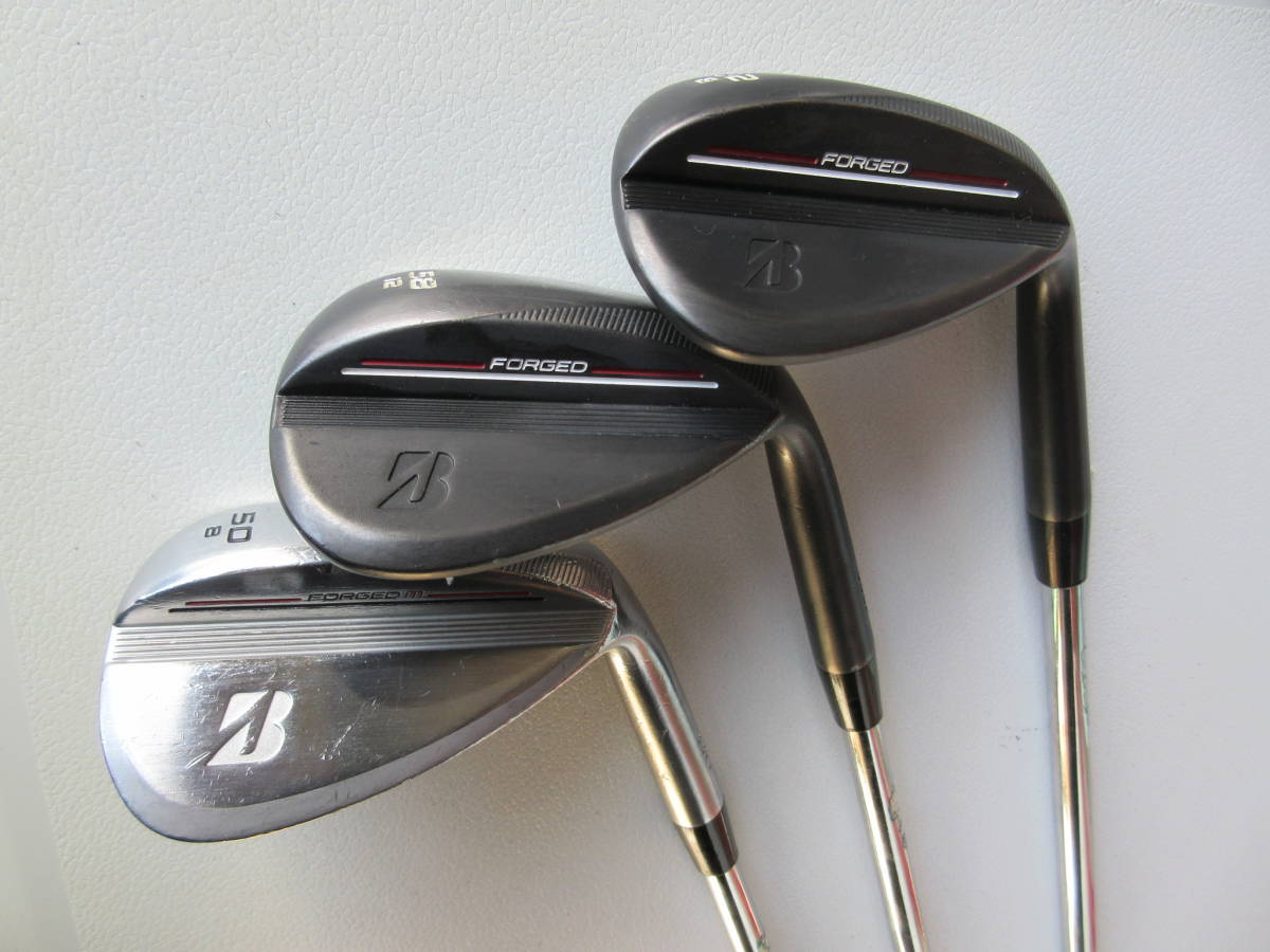 格安，新作 ブリヂストン BRIDGESTONE FORGED +FORGED M 50 52 58 3本セット DG S200 50/8 52/8 58/12(ブリヂストン)｜売買されたオークション情報、yahooの商品情報をアーカイブ公開 - オークファン 男性右きき用