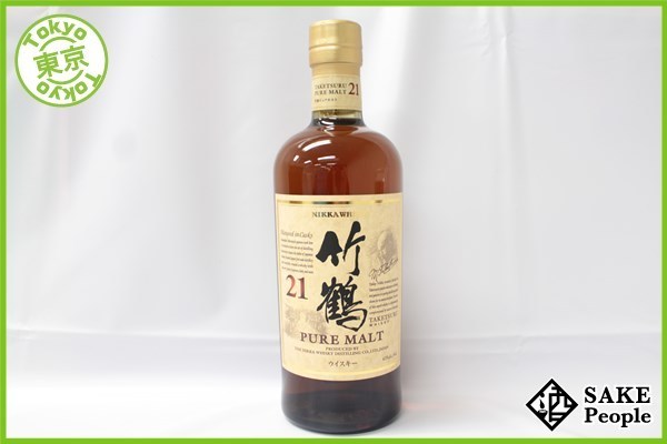 大人気，定番人気 注目 ニッカ 竹鶴 21年 ピュアモルト 700ml 43% 国産 ウイスキー Y5(日本)｜売買されたオークション情報、yahooの商品情報をアーカイブ公開 - オークファン 日本
