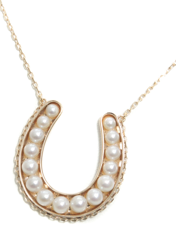 K18金】750ネックレス 本真珠 淡水パール ペンダントトップ重8.3g美品