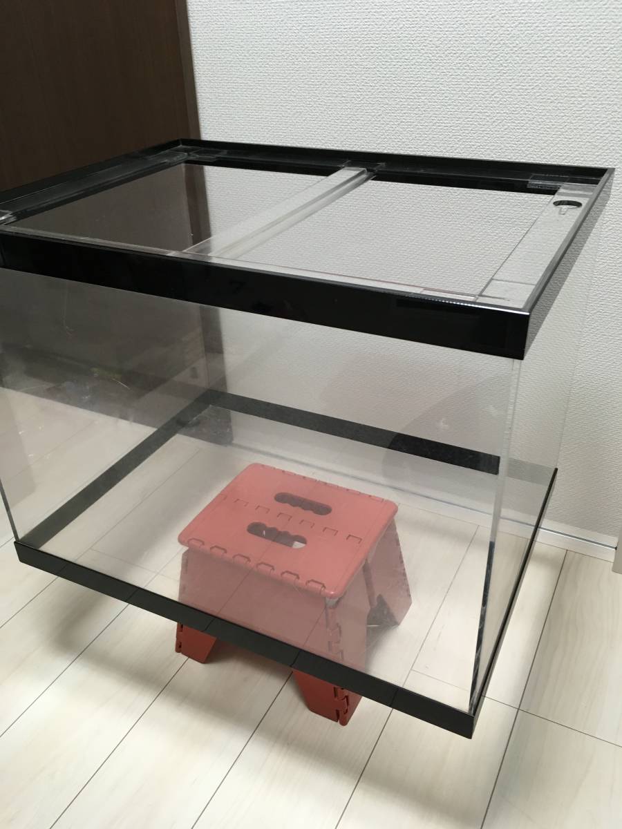 売筋 アクリル水槽 60×45×45 黒帯仕様 アクリル厚5mm 送料
