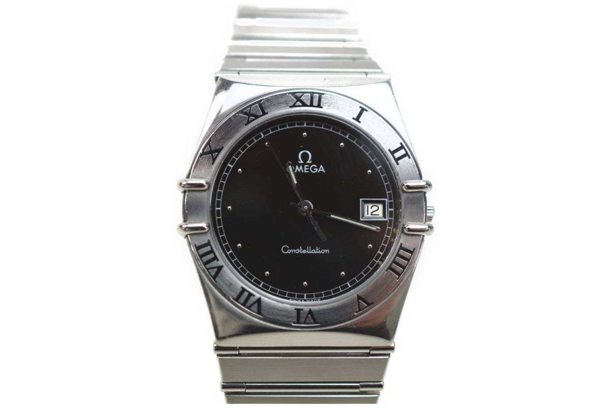 数量限定，低価 827147 OMEGA オメガ コンステレーション 396.1080 メンズ ブラック QZ クォーツ(コンステレーション)｜売買されたオークション情報、yahooの商品情報をアーカイブ公開 - オークファン コンステレーション