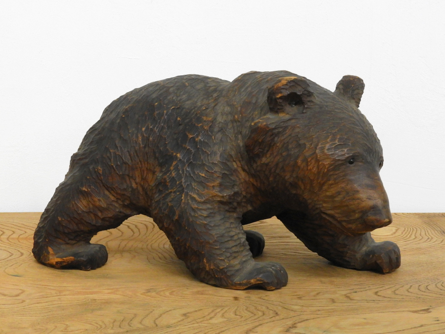 木彫り熊／旭川／戦前