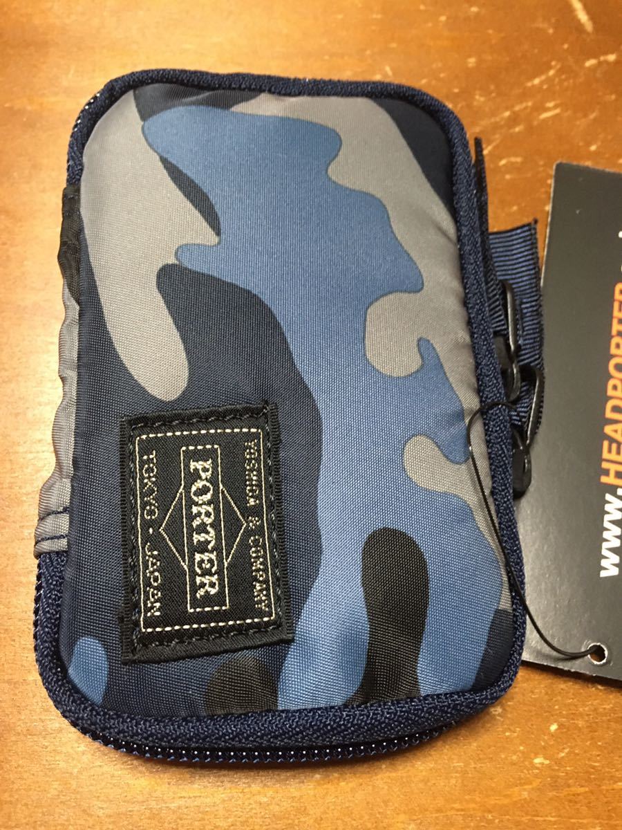 メンズ 【未使用】PORTER / PS CAMO キーケース パスケース ポーチ付き