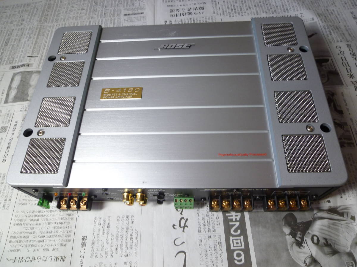 【希少】BOSE　ボーズ　カーアンプ　B-4180　カーオーディオ ボーズ B-4180 BOSE パワーアンプ カーアンプ - メルカリ 希少BOSE