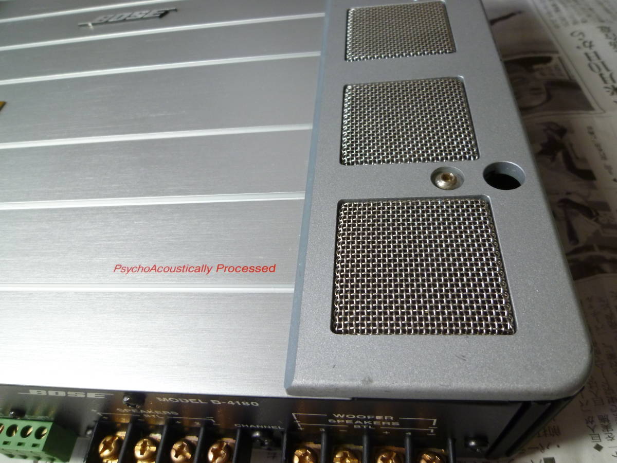 ボーズ B-4180 BOSE パワーアンプ カーアンプ - メルカリ 希少BOSE