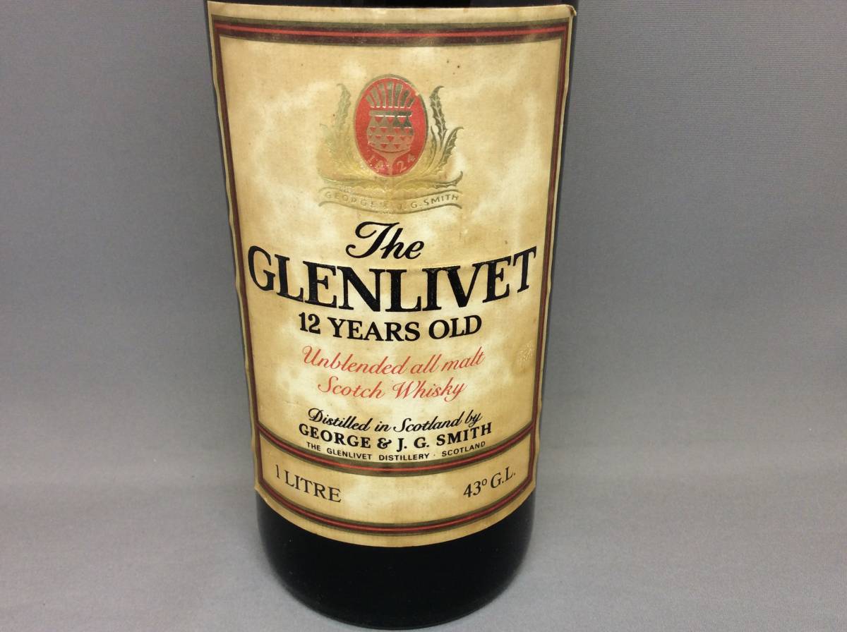 B140F○【訳あり】THE GLENLIVET グレンリベット 12年 ウイスキー