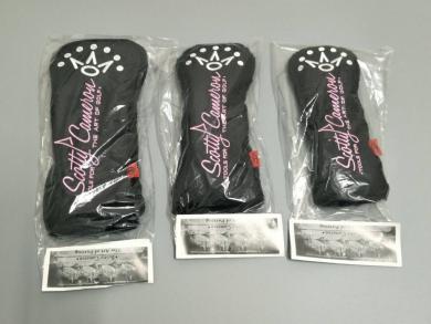 【豊富な，格安】 スコッティキャメロン ウッド用カバー 1番 3番 UT 3点セット 黒 ピンク(タイトリスト)｜売買されたオークション情報、yahooの商品情報をアーカイブ公開 - オークファン ヘッドカバー