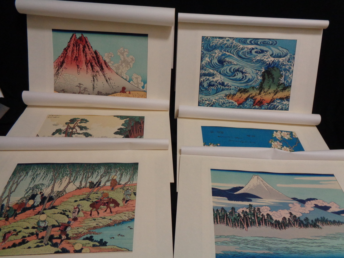 北斎名画撰 木版画 浮世絵版画復刻 高見澤研究所 二十五集 全四十九図