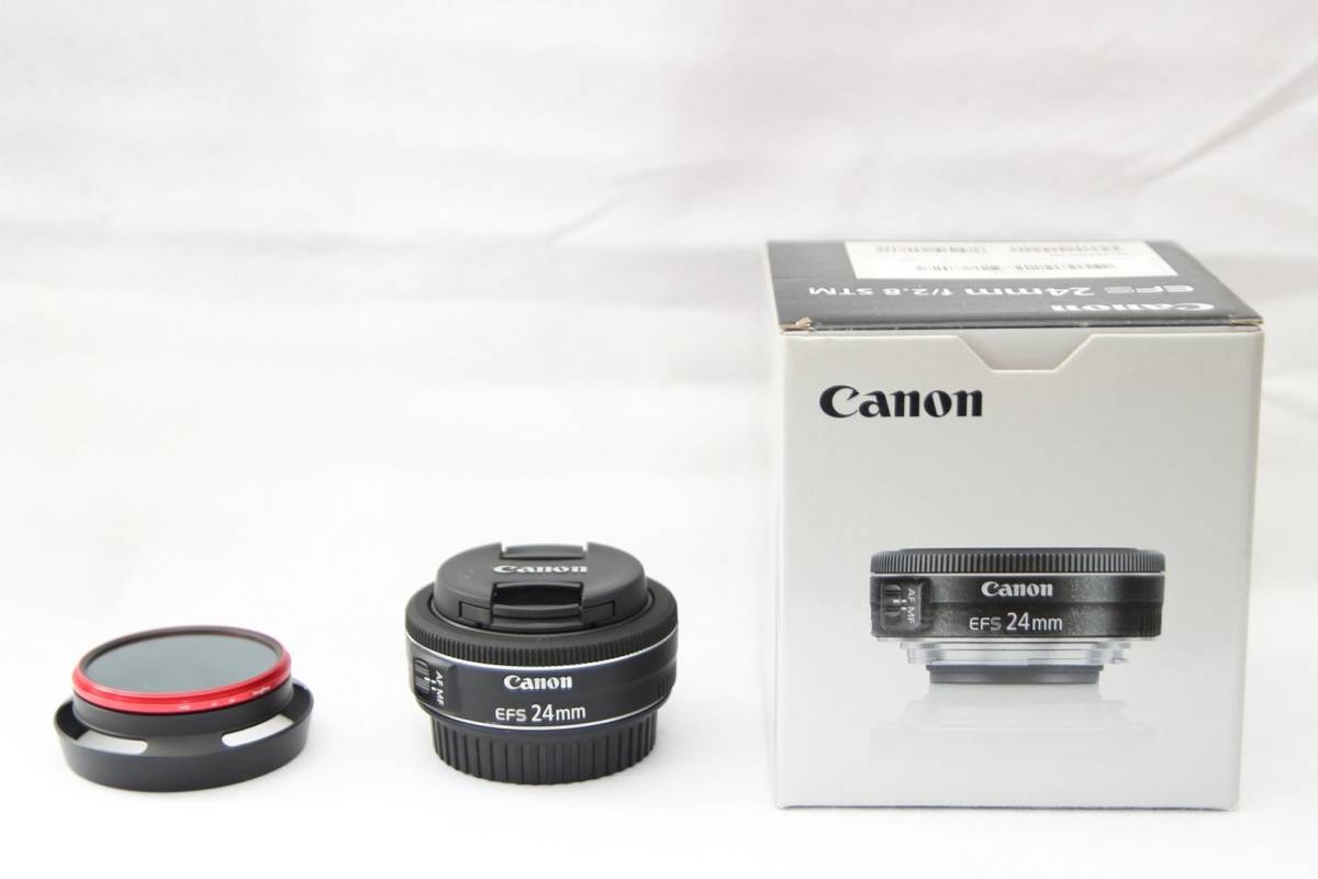 キヤノン Canon 単焦点広角レンズ EF-S 24mm F2.8 STM パンケーキ